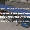 ポータブル電源と太陽光カーポート連携事例｜自宅EV充電シミュレーション